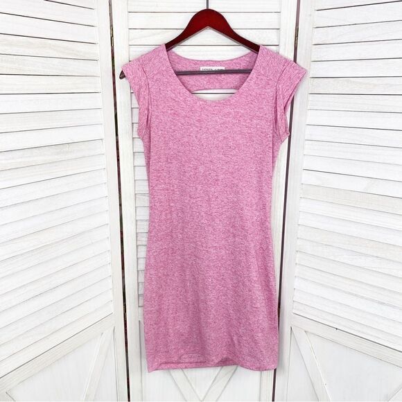 Athleta Charisma Open Back Cutout T Shirt Dress Pink XS - Picture 7 of 13